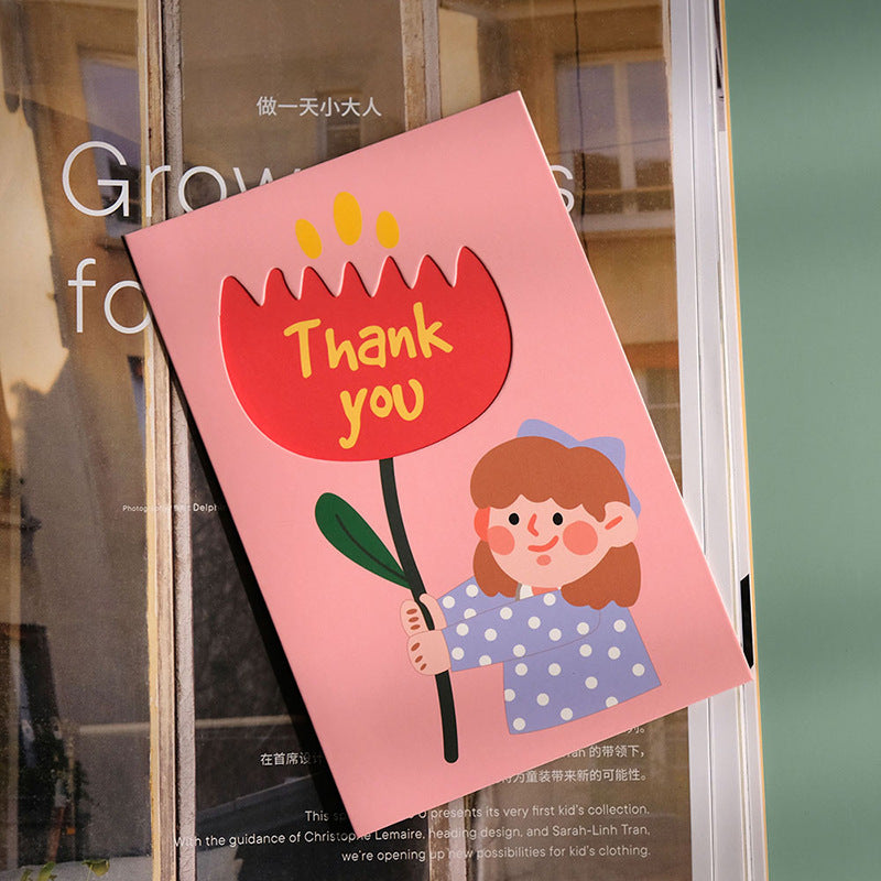 Wholesale of 10pcs/packDIY Flower Paper Cards